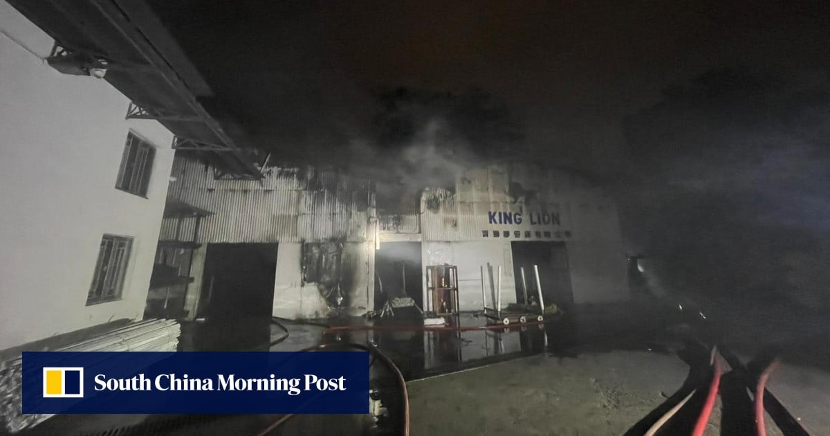 Hong Kong worker, 61, seriously injured in factory fire; 3 others escape unscathed