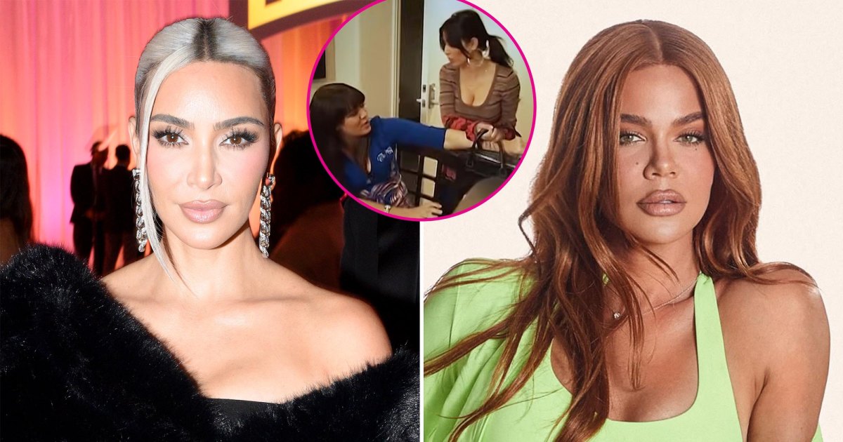 Kim and Khloe Kardashian Trade Jabs About Legendary 'KUWTK' Purse Fight