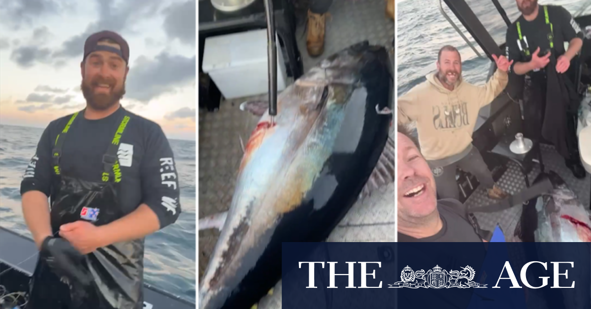 Massive 165kg tuna caught off Victorian coast