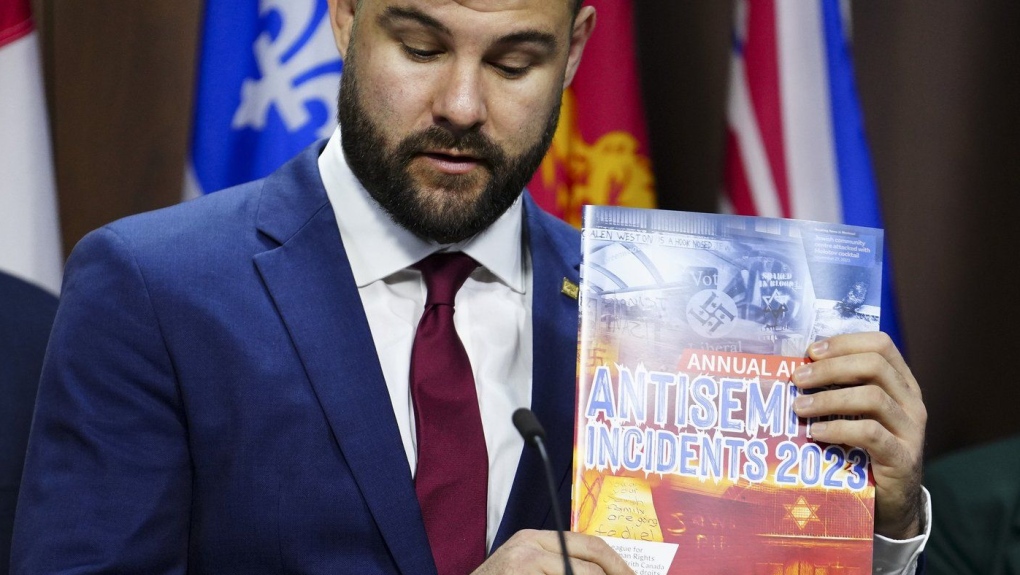 Report warns of dramatic rise in antisemitic incidents in Canada in 2023