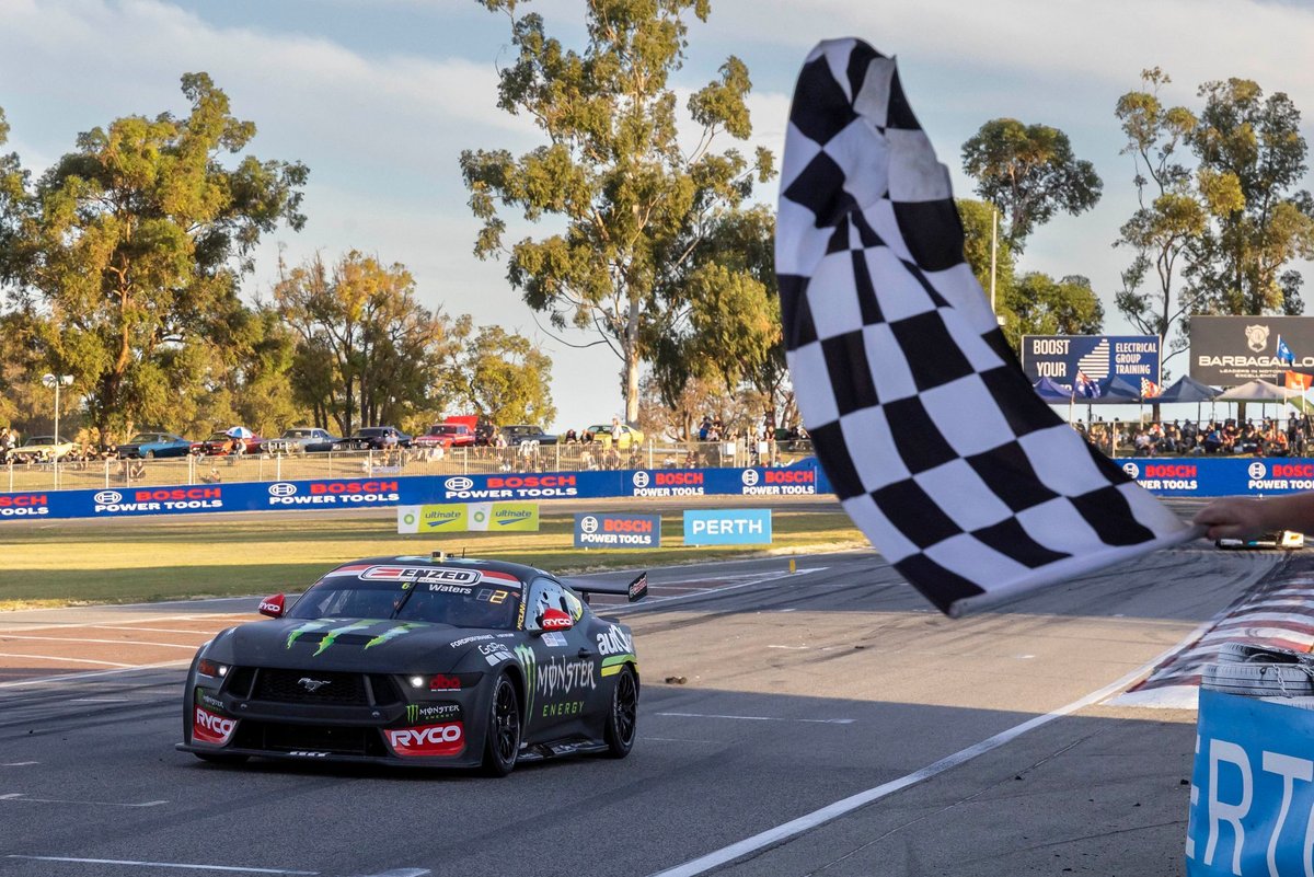 Supercars Perth: Waters wins as penalty costs Mostert 