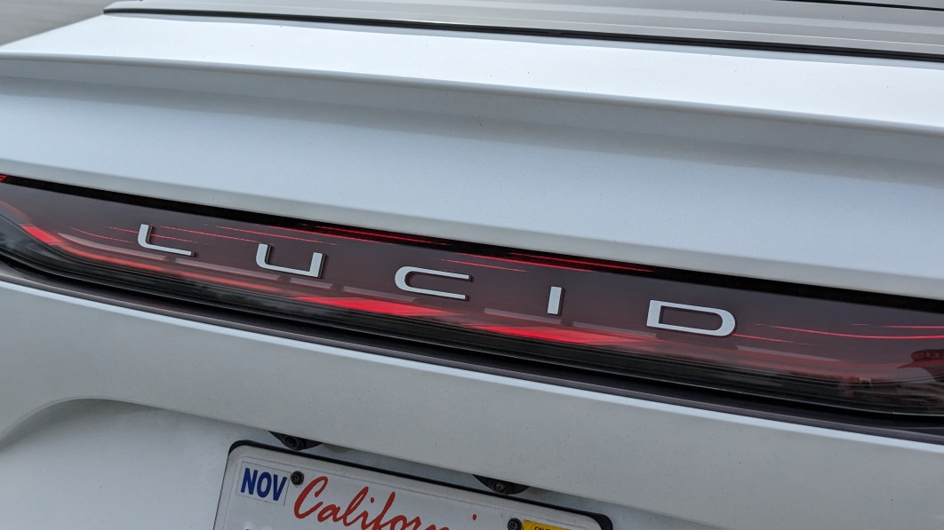 The now-confirmed smaller Lucid SUV will be called 'Earth,' trademark suggests