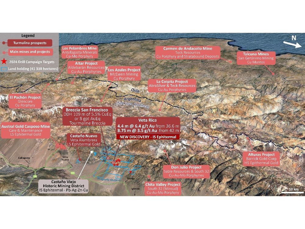 Turmalina Continues to Expand Mineralization in Epithermal vein Camp, Mobilizes Equipment
