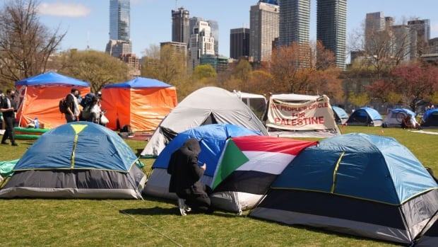 'We're not leaving': Pro-Palestinian students set up camp, send list of demands to U of T