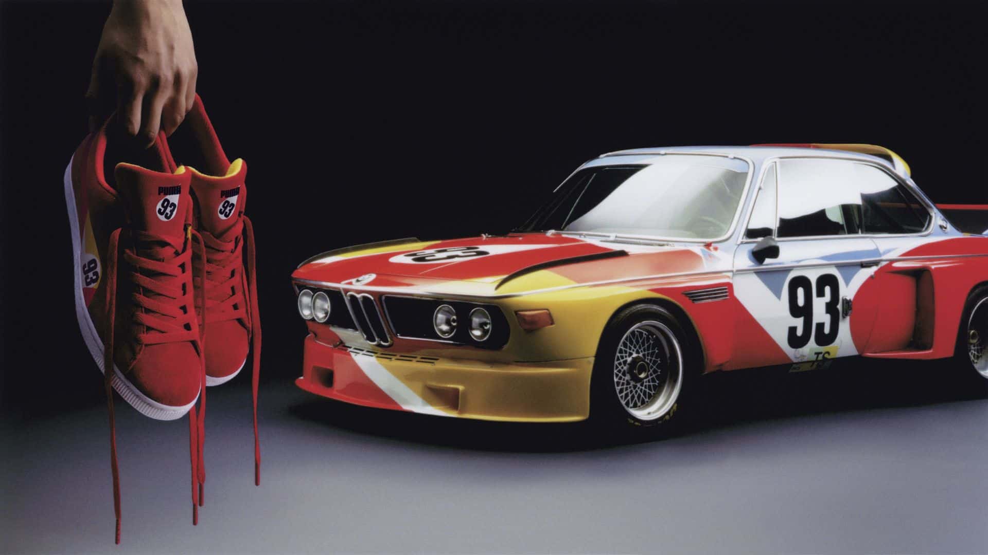BMW x PUMA Summer Collection Celebrates the 1975 Art Car by Alexander Calder