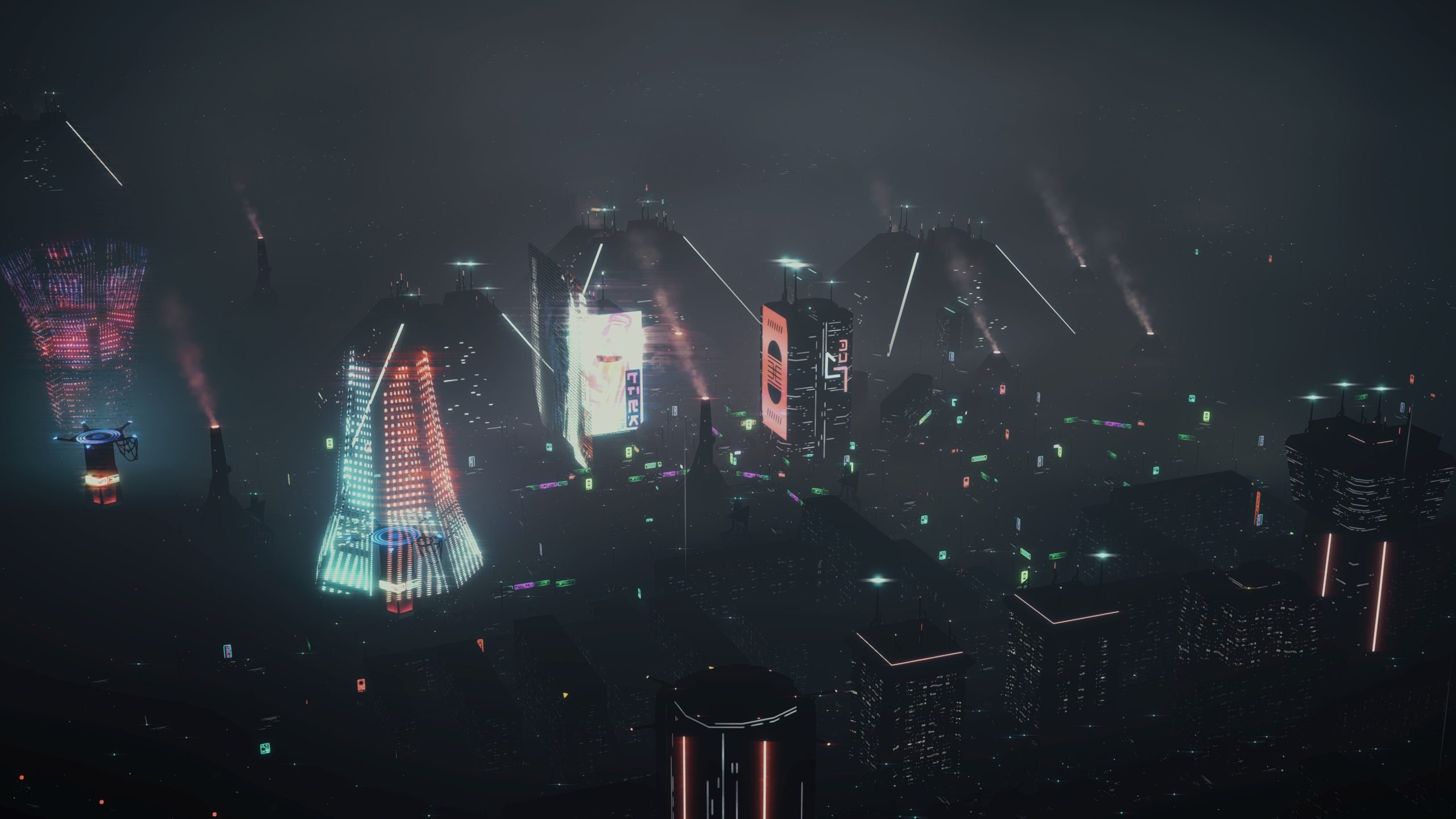 Build your own Blade Runner city-builder Dystopika nears full release and its latest demo is just beautiful