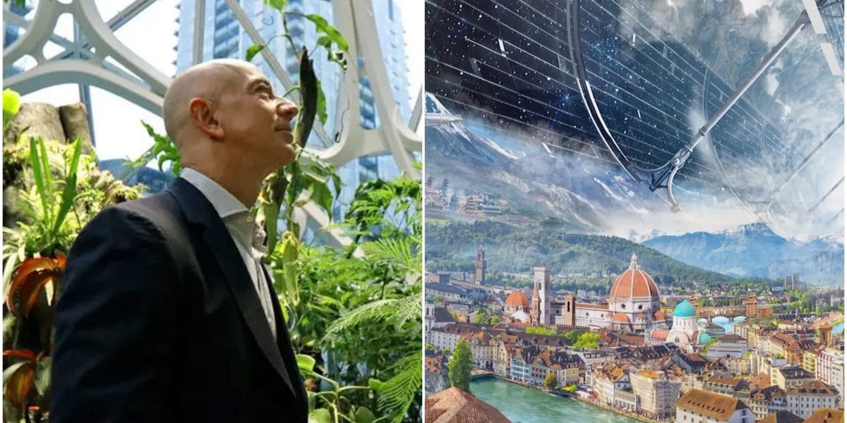 Jeff Bezos has a vision to colonize space with a trillion people. We asked experts to put it to the test.