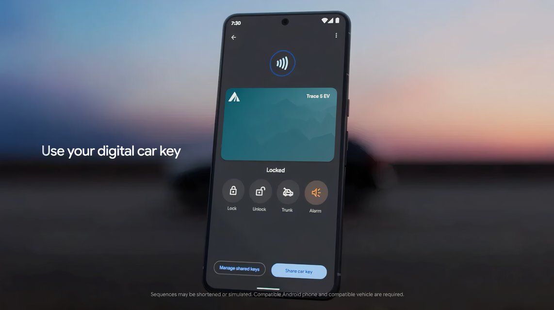 Android's digital car keys are expanding to Mini vehicles