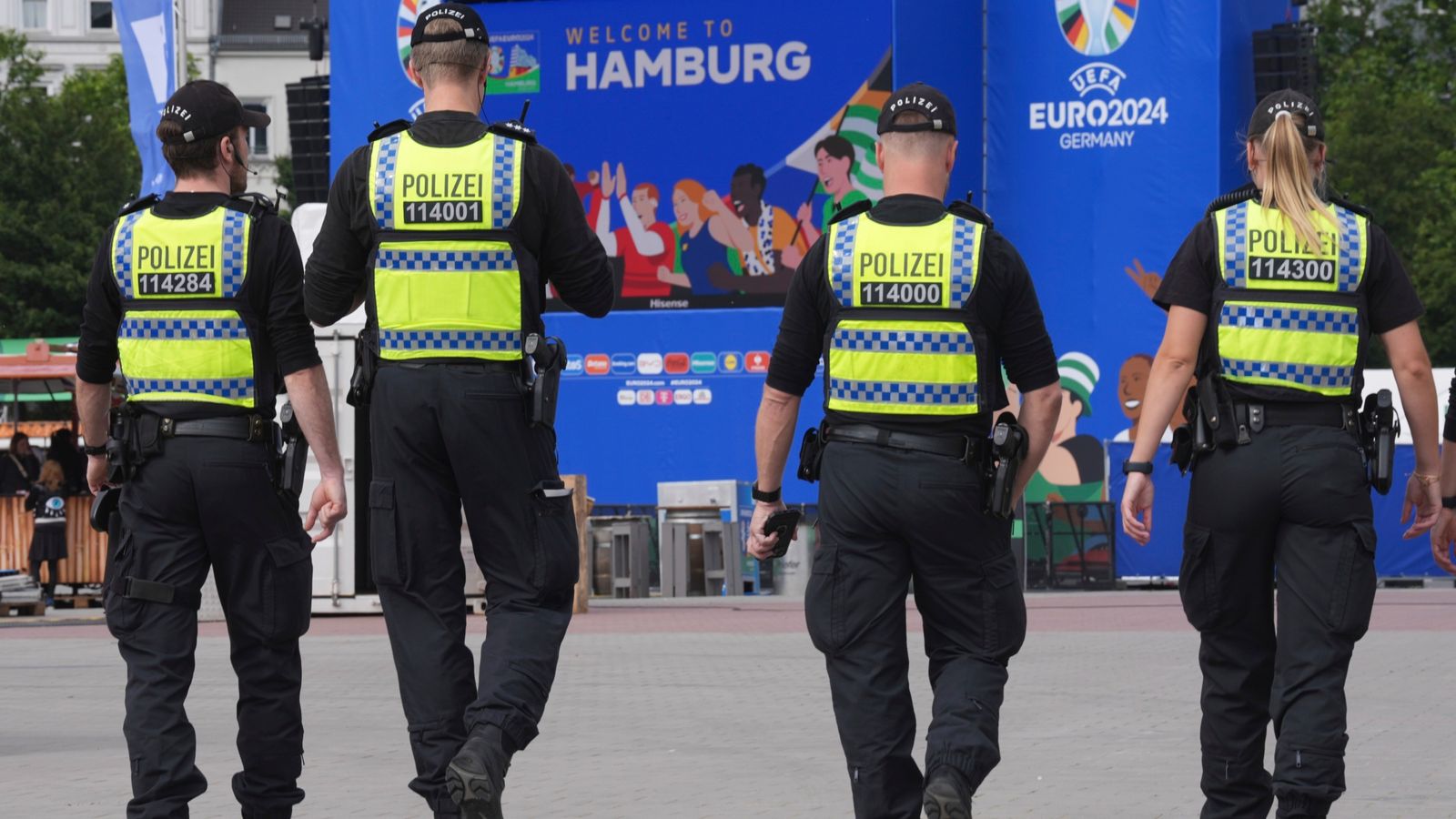 Police shoot person after being threatened with axe at Euro 2024