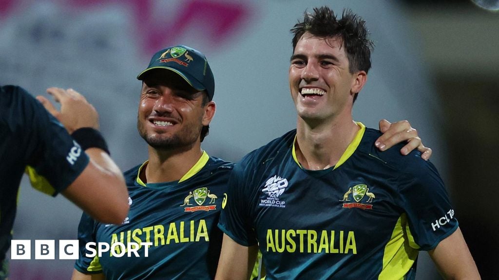 Cummins takes hat-trick as Australia beat Bangladesh