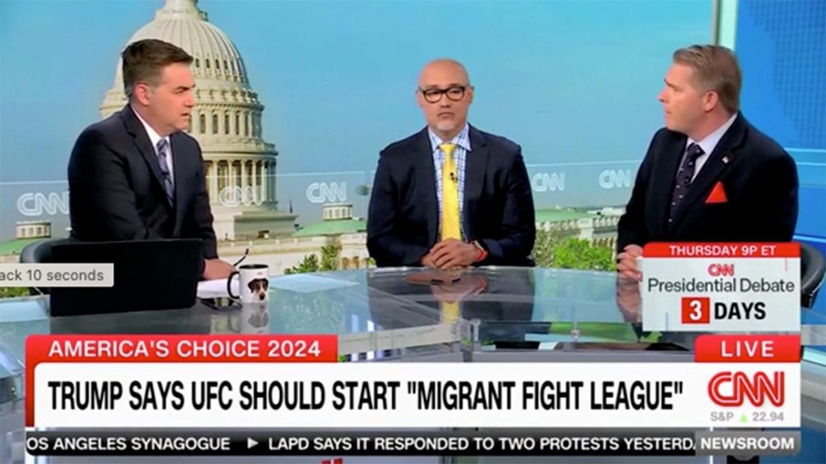CNN's Jim Acosta clashes with panelist over Trump migrant 'fight clubs': 'Worry about the murders, the rapes'