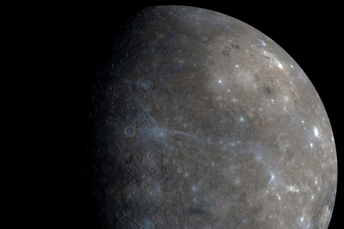 Mercury may have a layer of diamond beneath its grey surface
