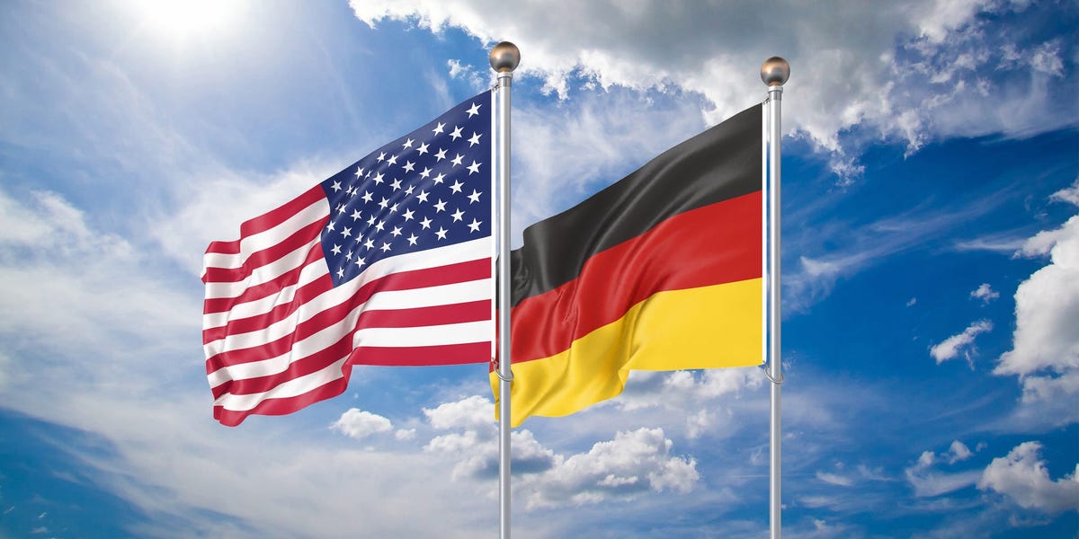 Trade between the US and Germany is growing. Concerns over China might be driving the shift.