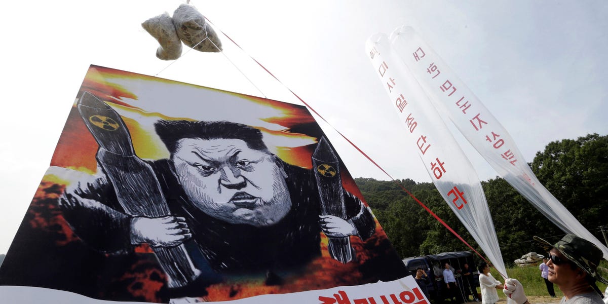 The 2 Koreas are poised for a summer of weird warfare, with poop balloons, blaring K-Pop songs, and floating US$1 bills