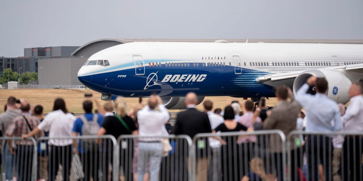 Boeing isn't bringing any of its signature jets to the year's biggest air show for the first time in over a decade