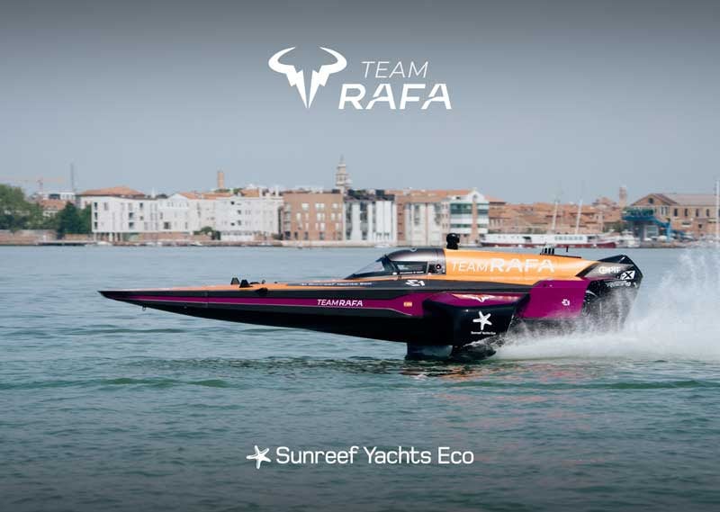 IYC Exclusive Dealer in the UK | E1 Team Rafa | Sunreef 35M Eco | Sunreef Yachts atAmerica's Cup