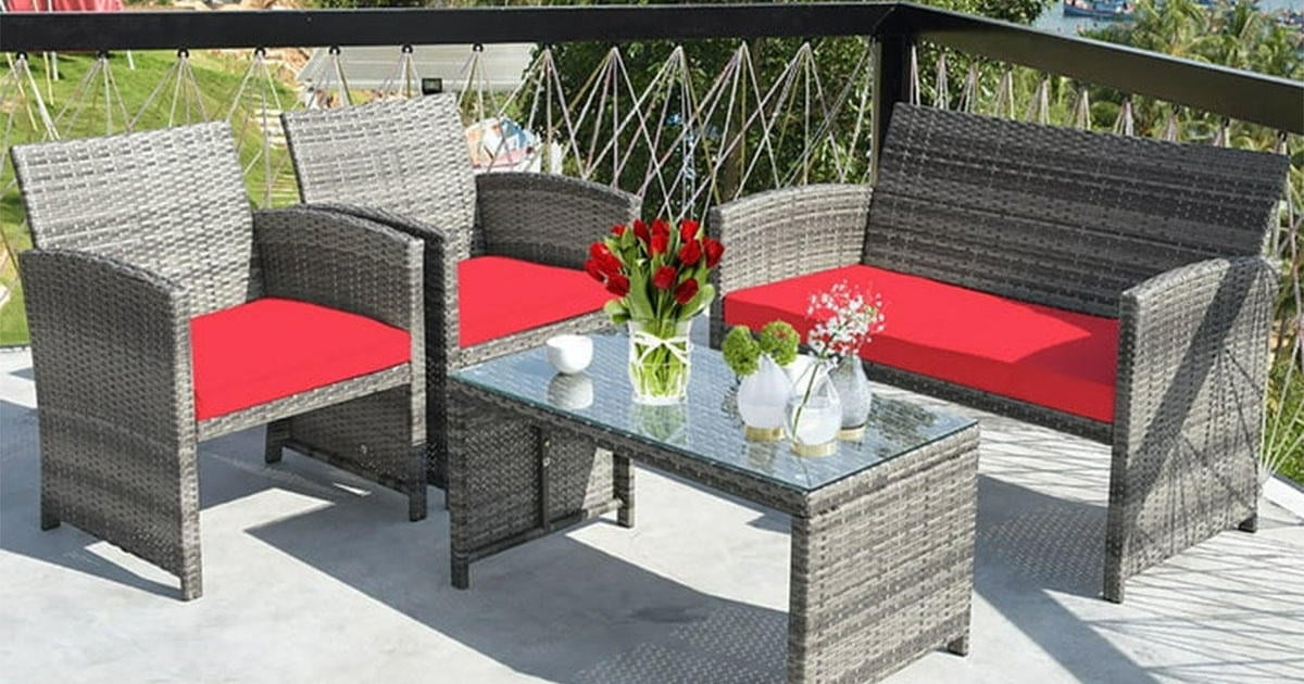 Walmart is practically giving away this rattan patio furniture set