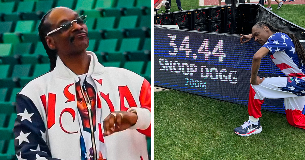 Snoop Dogg, 52, Gives It His All At US Olympic Trials, Finishes 200-Meter Dash In 34.44 Seconds
