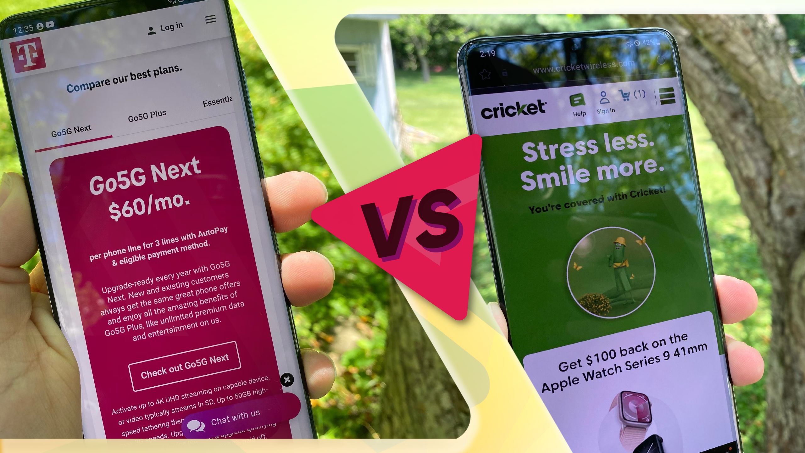 T-Mobile vs. Cricket: Is fast T-Mobile 5G worth more than vast AT&T coverage?