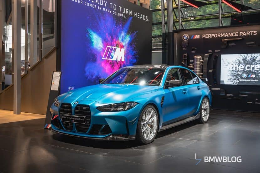 2025 BMW M3 Gets Rare Frozen Tulum Blue Individual Paint