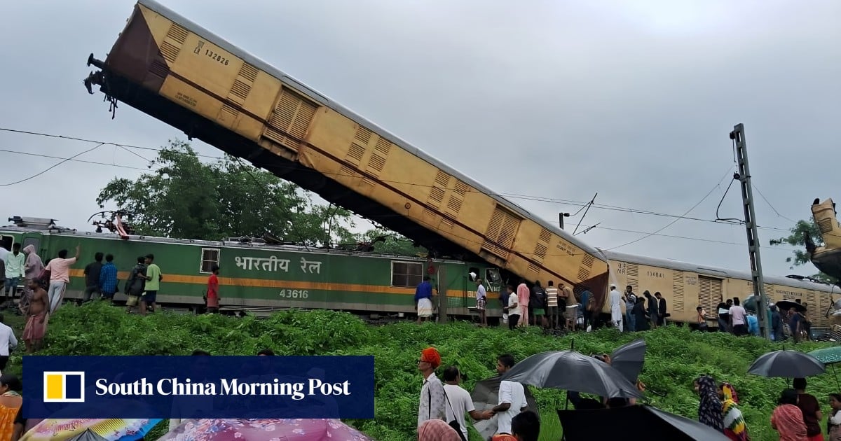 At least 5 die in India after cargo train rams into passenger train
