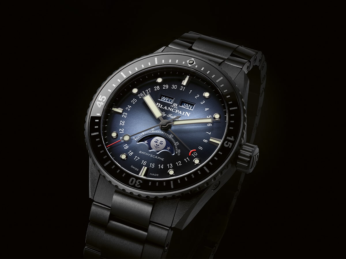 Blancpain Drops First-Ever Fully Ceramic Fifty Fathoms Dive Watch