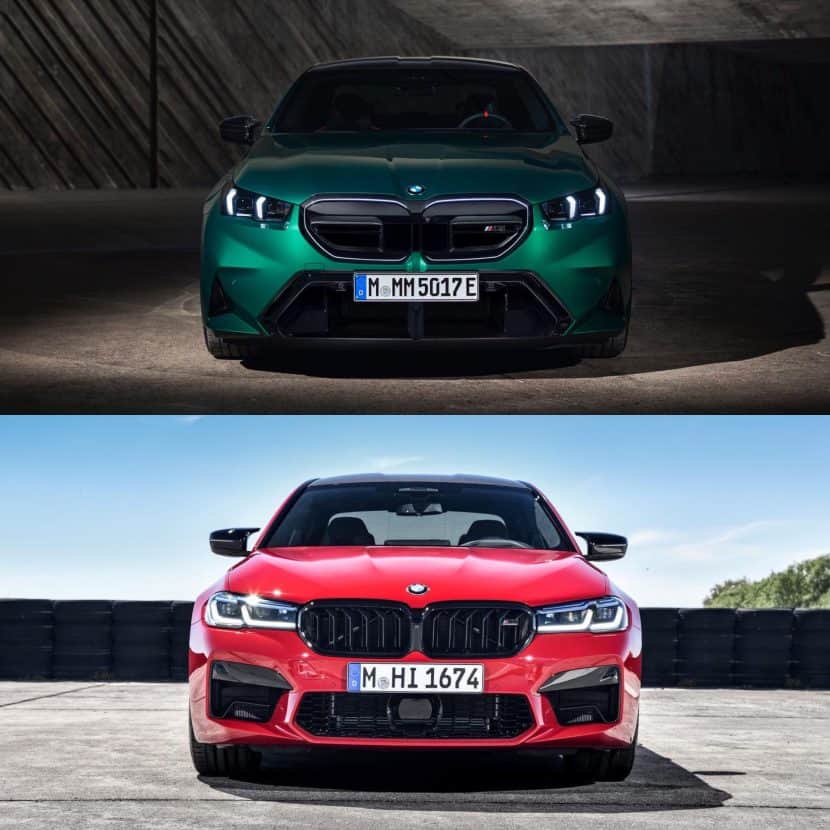 BMW G90 M5 vs. F90 M5: Photo Comparison