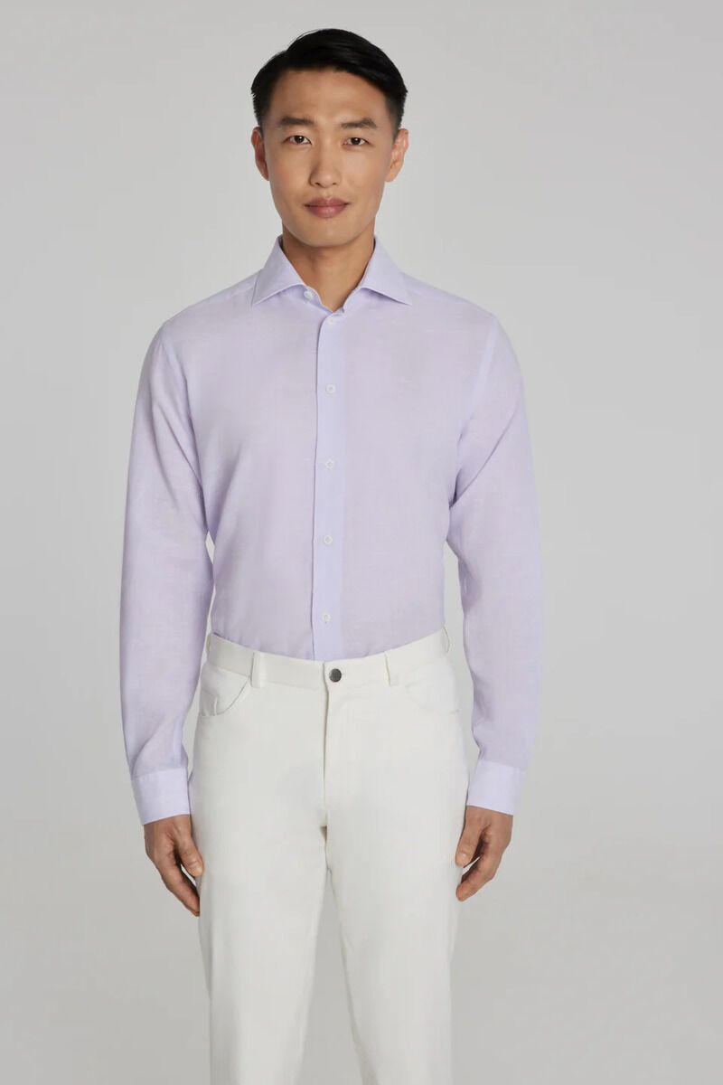 Breathable Premium Menswear Lines - Jack Victor Recently Introduced Its Light Summer Linens Line (TrendHunter.com)