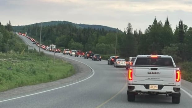 Churchill Falls, N.L., residents on edge over wildfire after town makes hasty evacuation