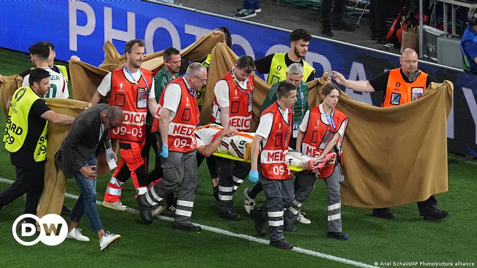 Euro 2024: Hungary's Varga in stable condition after injury