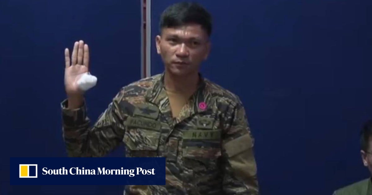 Filipino sailor recounts how thumb was torn off in South China Sea clash