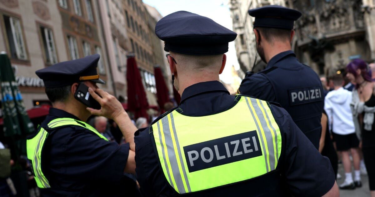 German hooligans hospitalise two police officers and attack England fans in Frankfurt