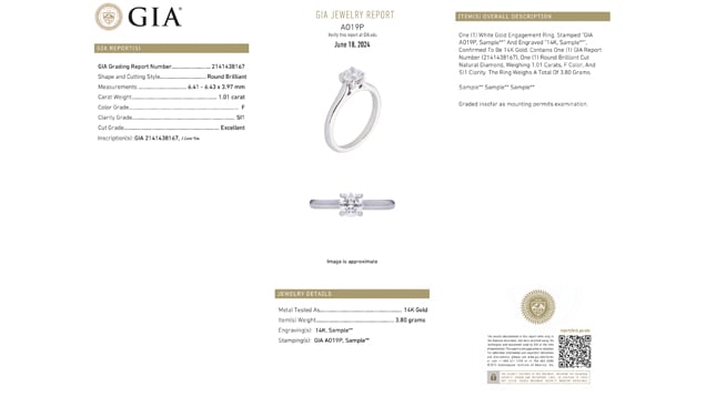GIA Pilots Jewelry Reports