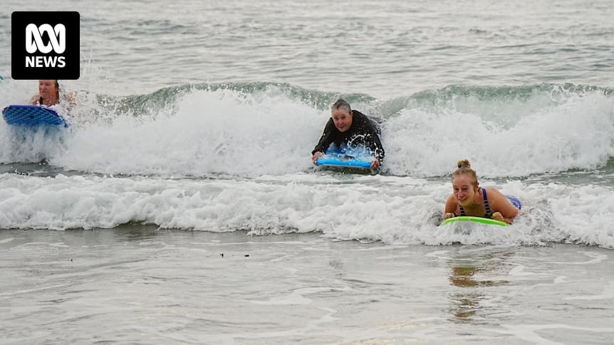 Granny Grommets find friendship, fun and fitness as they hit the waves in Newcastle