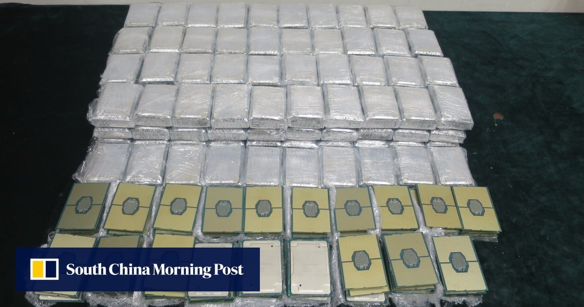 Hong Kong customs seizes 596 high-end CPUs in cross-border smuggling case