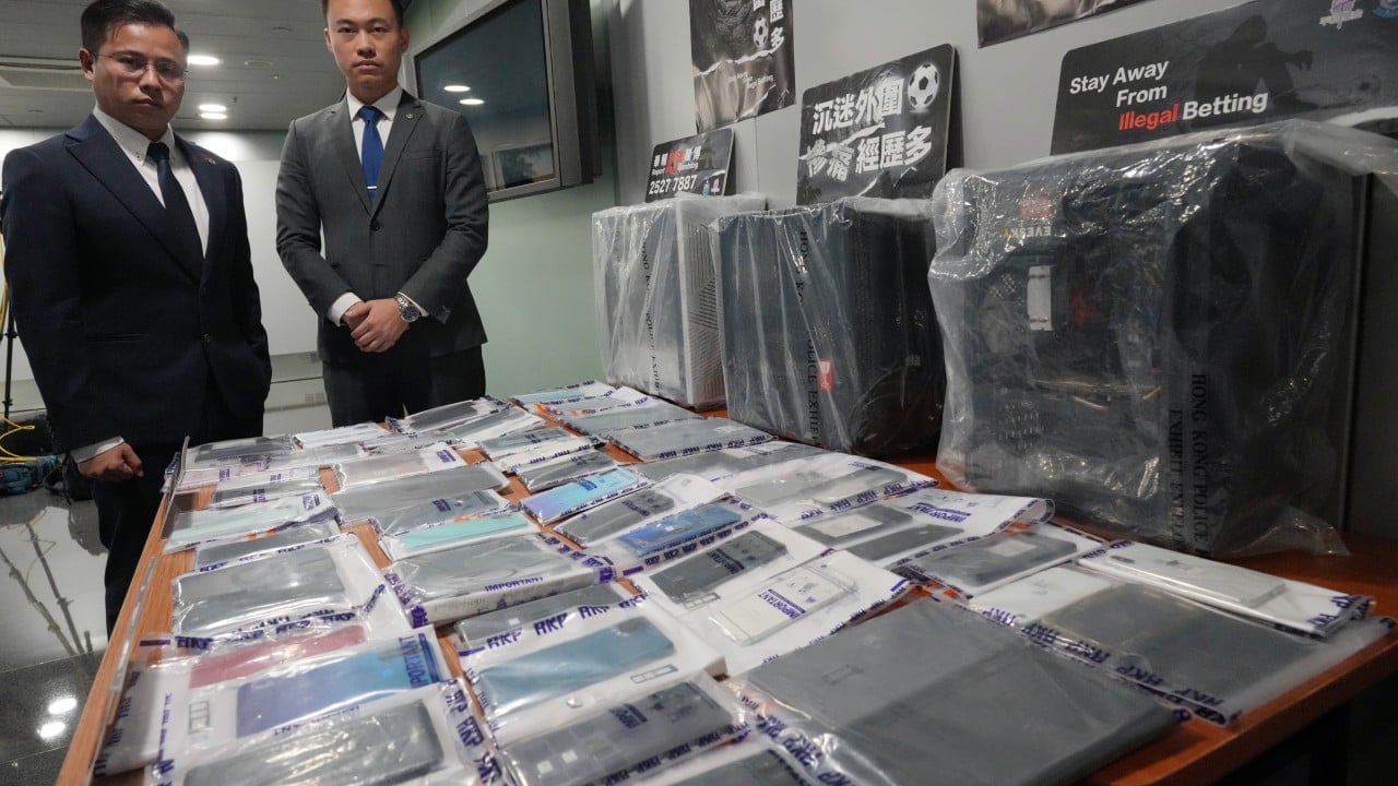 Hong Kong police detain 57 people in crackdown on HK$460 million illegal gambling rings