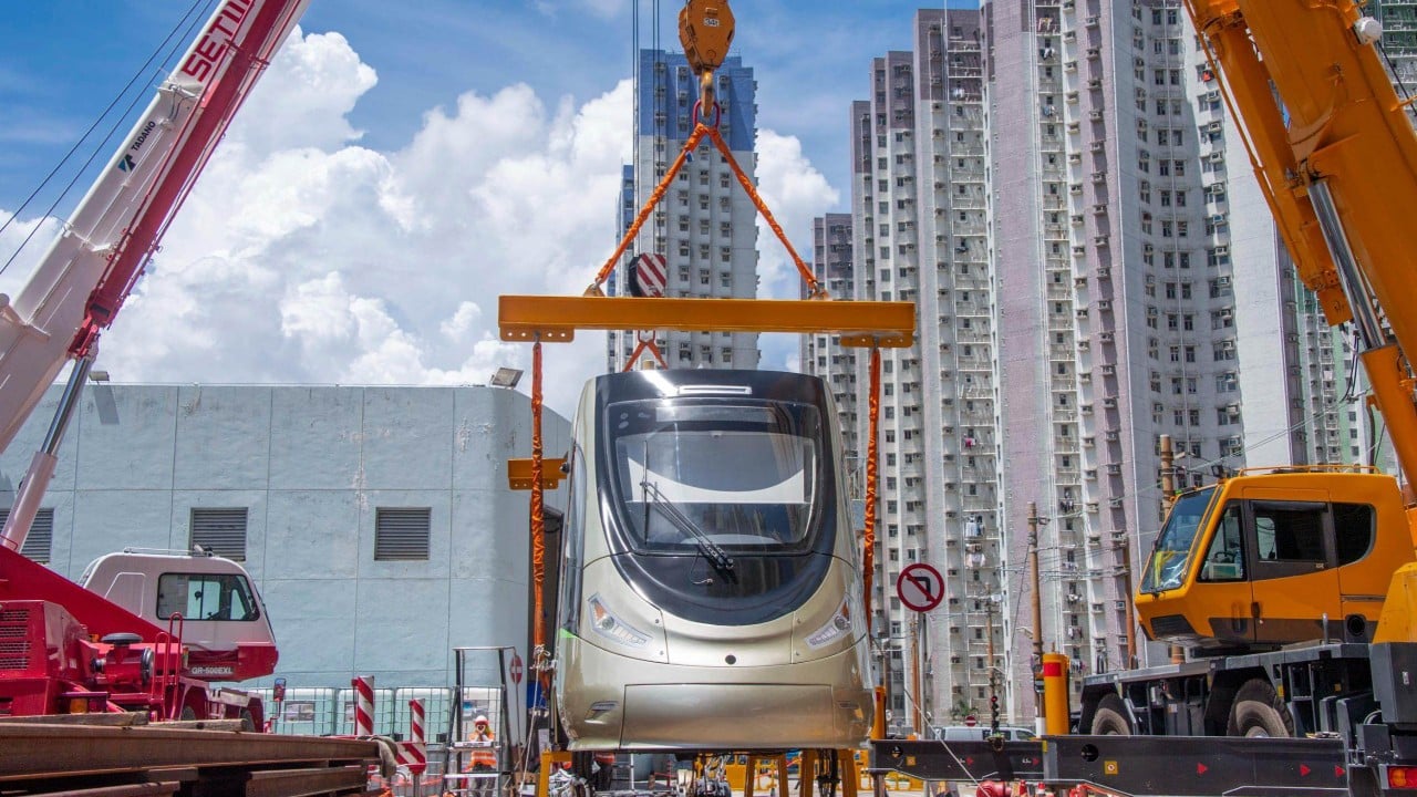 Hong Kong receives first hydrogen-powered light rail train in green energy push