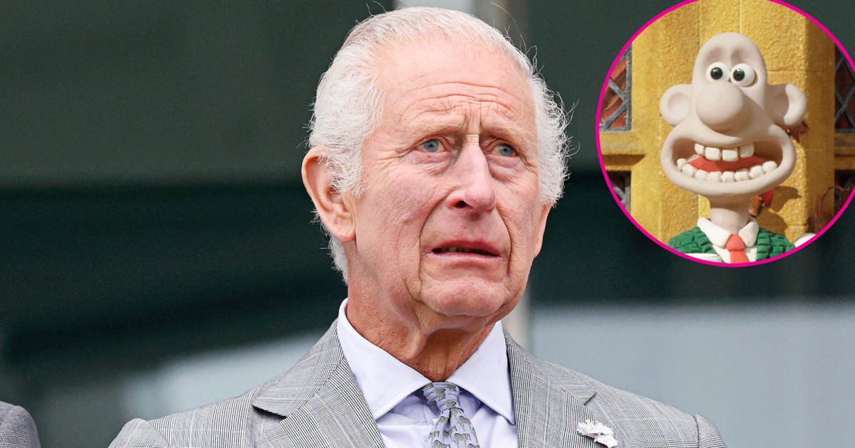 King Charles' New Portrait Vandalized With 'Wallace and Gromit' Cartoon