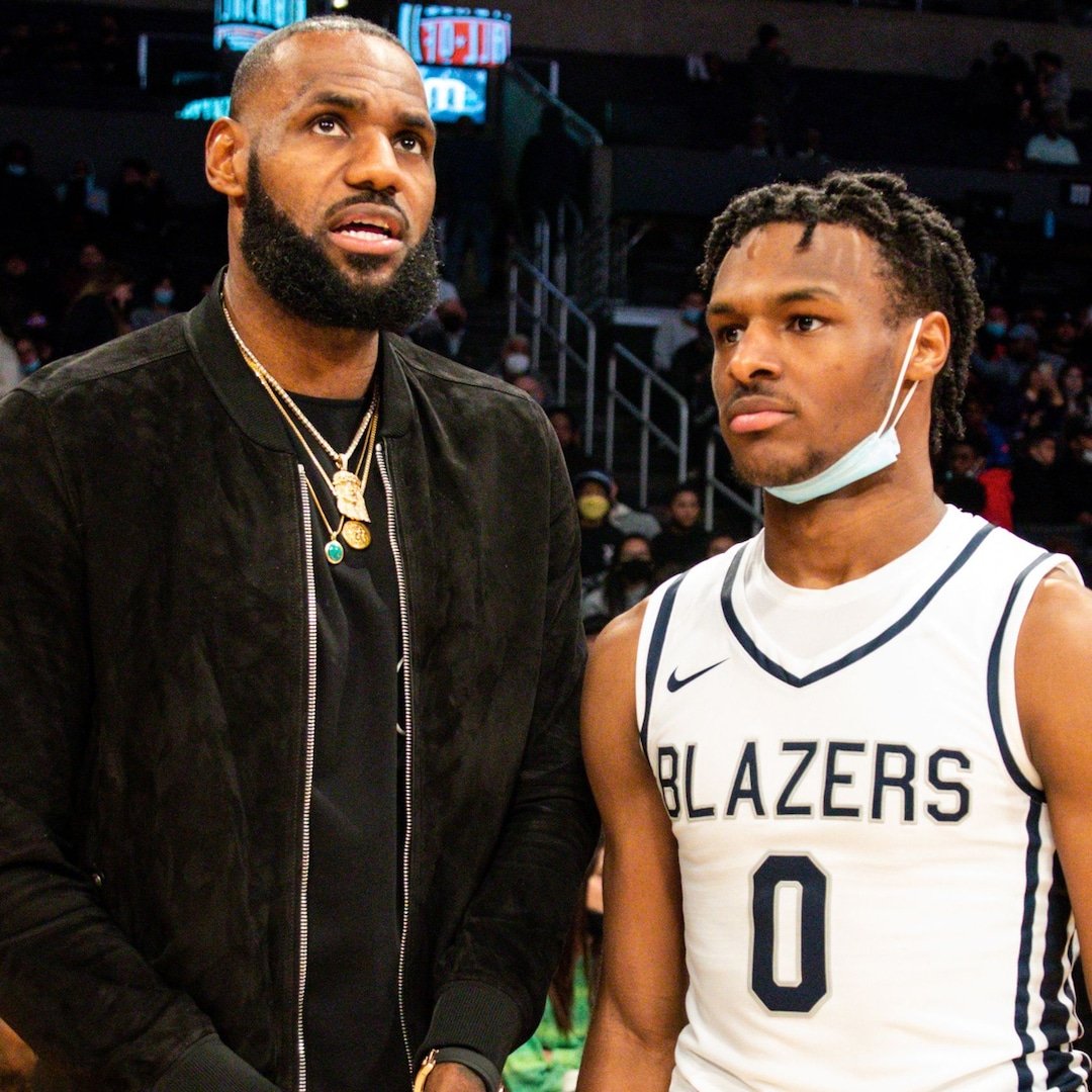  LeBron James' Son Bronny James Joining Him on L.A. Lakers in NBA 