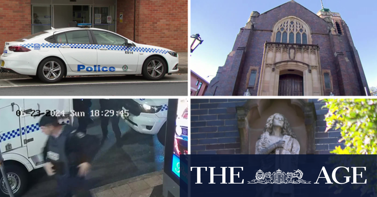 Man arrested after acting suspiciously at Sydney church