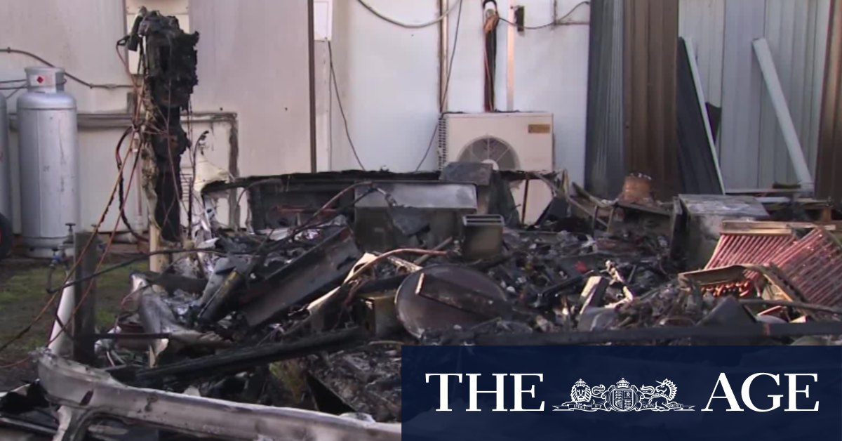 Person found dead after caravan fire in Melbourne's west