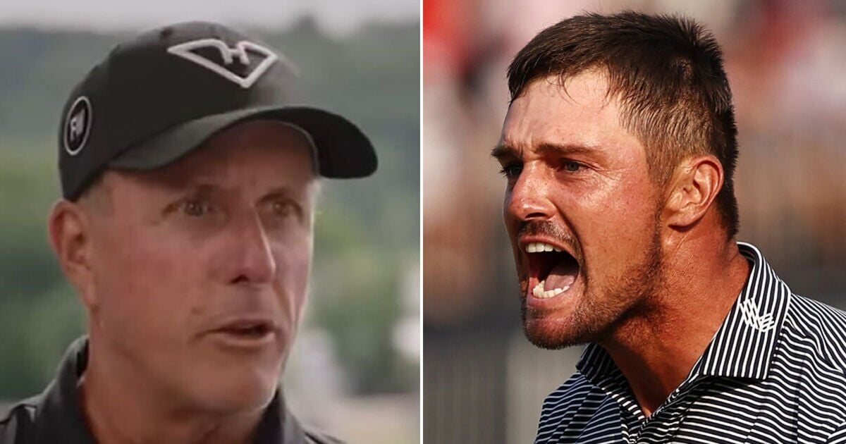 Phil Mickelson shows true colours with comments about LIV Golf star Bryson DeChambeau
