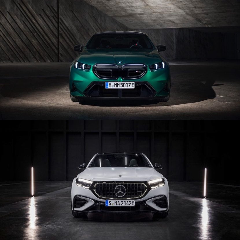 Photo Comparison: Mercedes-AMG E-Class vs. G90 BMW M5