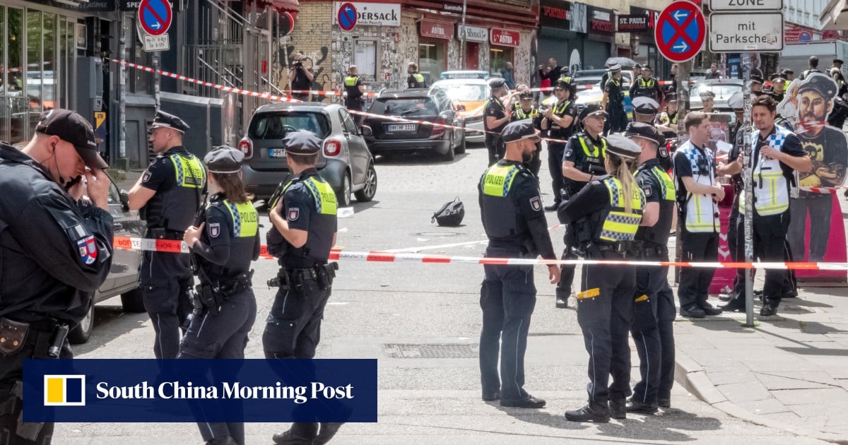 Police shoot axe-wielding man in Hamburg ahead of a Euro 2024 football match