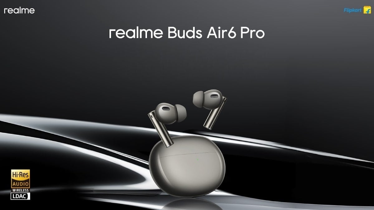 Realme Buds Air 6 Pro With ANC, Up to 40-Hours of Total Battery Life to Launch in India on June 20