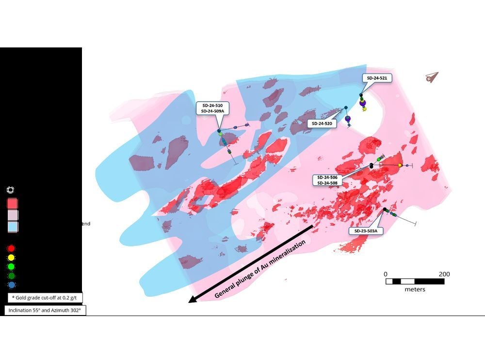 Red Pine Intercepts Significant Mineralization at the Wawa Gold Project, including 3.10 g/t gold over 16.61 m including 40.20 g/t gold over 1.00 m