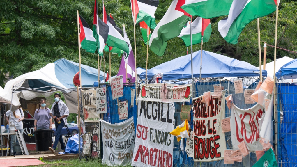 'Revolutionary youth summer program' gets underway at McGill pro-Palestine encampment