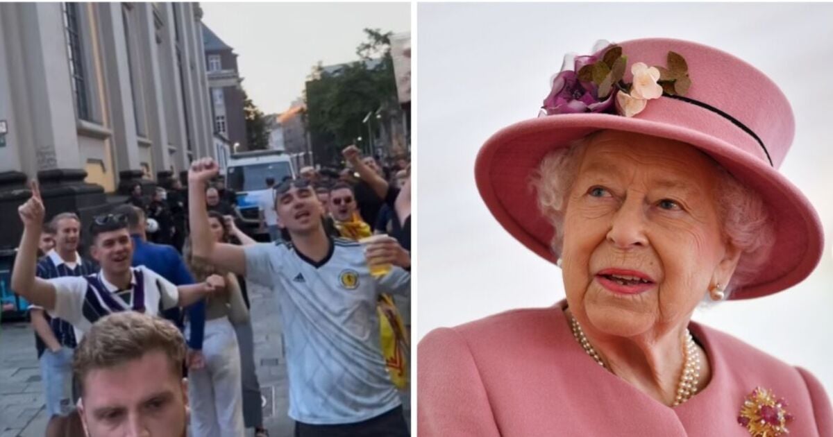 Scotland fans mock Queen's death with vile song at Euro 2024 before Prince William's visit