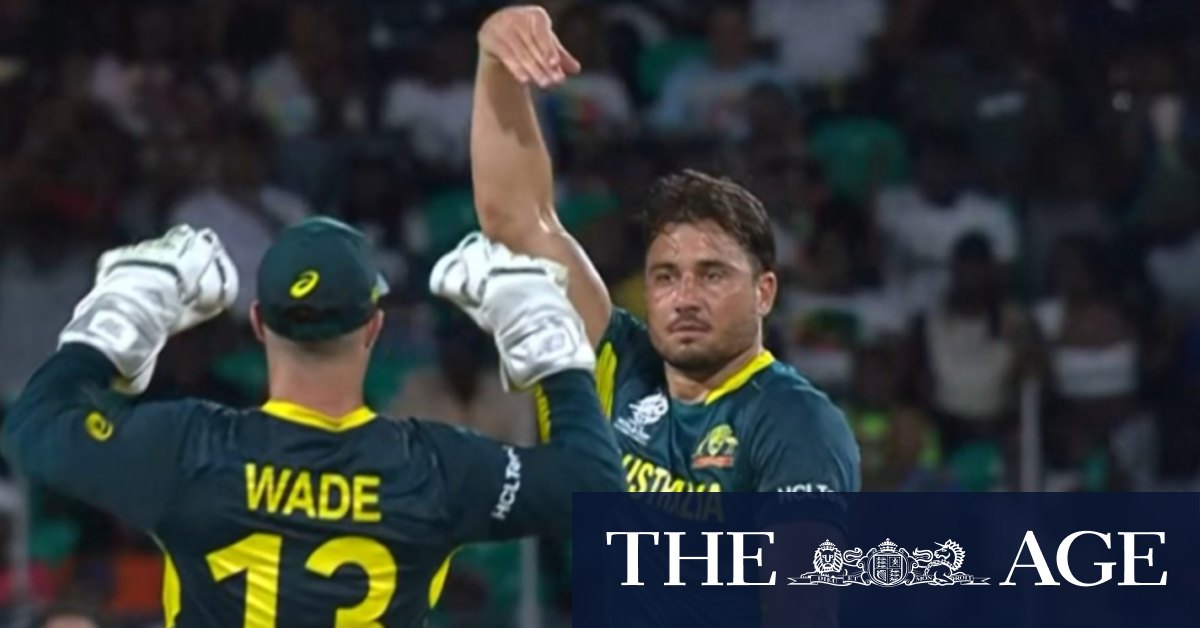 Stoinis delivers bizarre send-off after unwanted stat