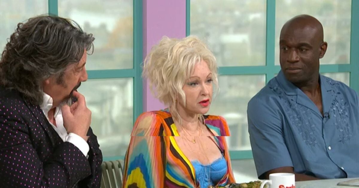 Sunday Brunch viewers baffled by Cyndi Lauper's 'strange behaviour' on Channel 4 show